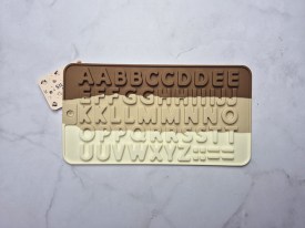 Molde silicona abecedario bombones